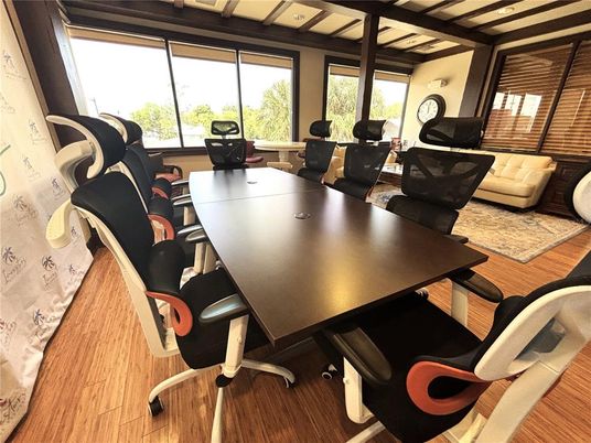 Home Office, Interior, Wood Texture Flooring