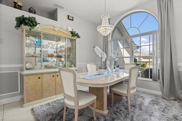 Chandelier, Dining room, Interior