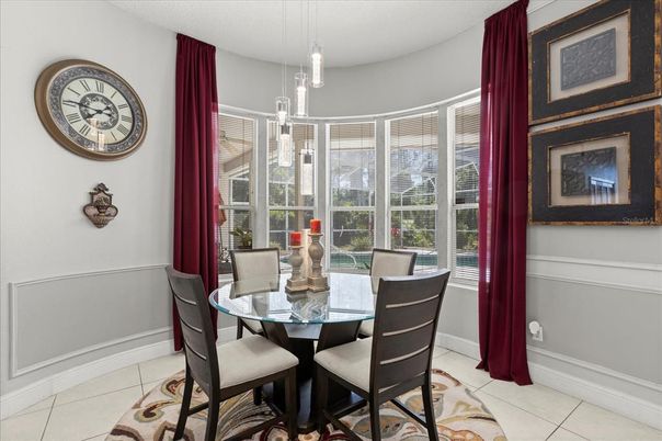 Dining room, Interior, Pendant Lights