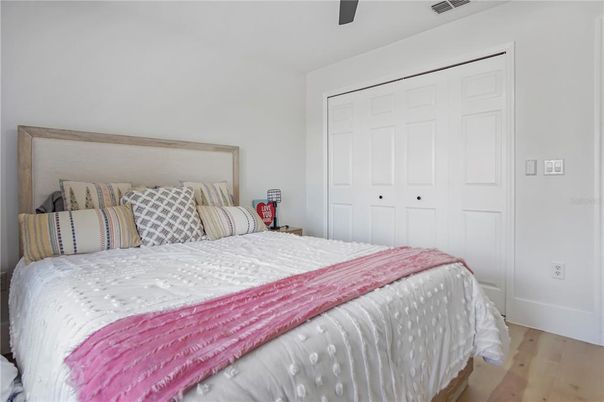 Bedroom, Interior, Wood Texture Flooring