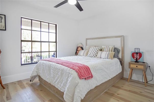 Bedroom, Interior, Wood Texture Flooring