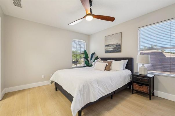 Bedroom, Interior, Wood Texture Flooring