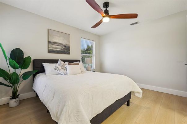 Bedroom, Interior, Wood Texture Flooring