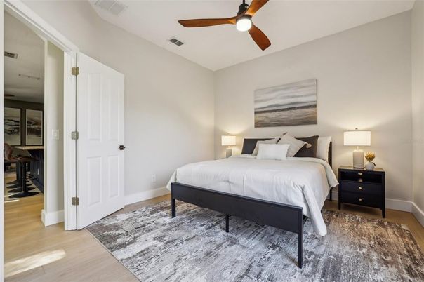 Bedroom, Interior, Wood Texture Flooring