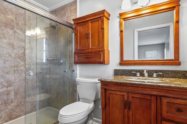 Bathroom, Glass Shower, Interior
