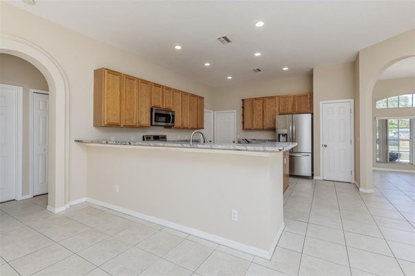 Interior, Kitchen, Recessed Lighting, Stainless Steel Appliances
