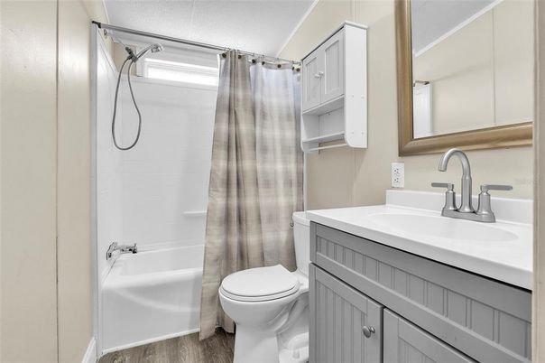 Bathroom, Interior, Wood Texture Flooring