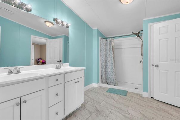 Bathroom, Dual Sink Vanities, Interior, Marble