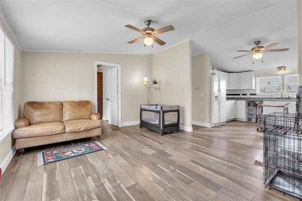 Interior, Kitchen, Wood Texture Flooring