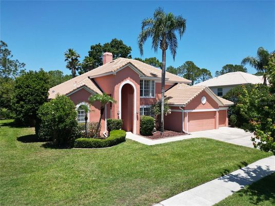 Attached, Backyard, Exterior, Facade, Mediterranean