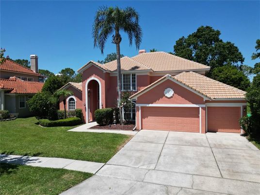 Attached, Backyard, Exterior, Facade, Mediterranean