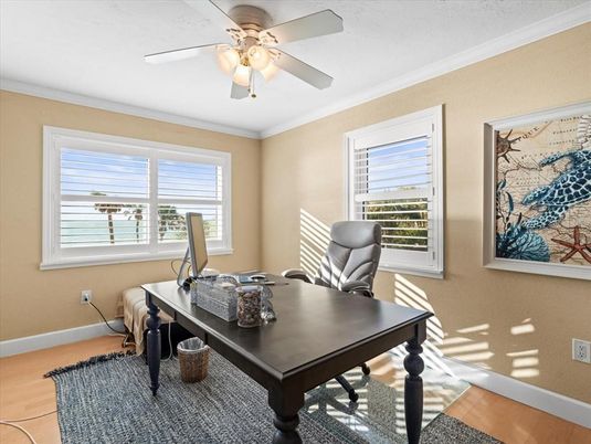 Home Office, Interior, Wood Texture Flooring