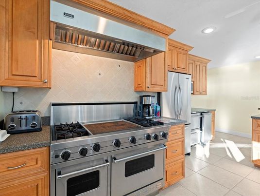 Interior, Kitchen, Recessed Lighting, Stainless Steel Appliances