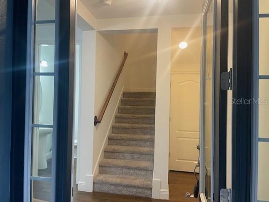 Interior, Recessed Lighting, Wood Texture Flooring