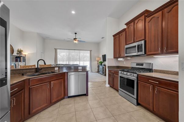 Interior, Kitchen, Recessed Lighting, Stainless Steel Appliances