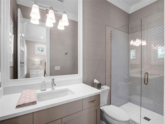 Bathroom, Glass Shower, Interior