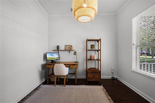 Home Office, Interior, Wood Texture Flooring