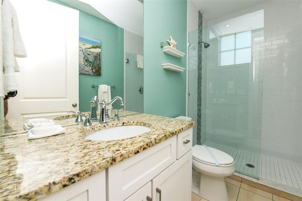 Bathroom, Glass Shower, Interior