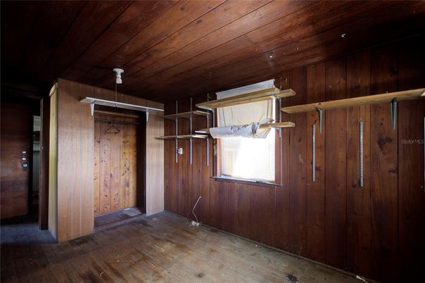 Empty room, Interior, Wooden Ceilings, Wood Texture Flooring, Wooden Walls