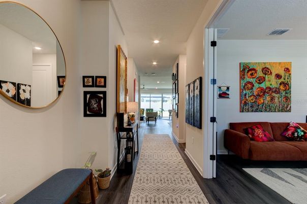Interior, Recessed Lighting, Wood Texture Flooring