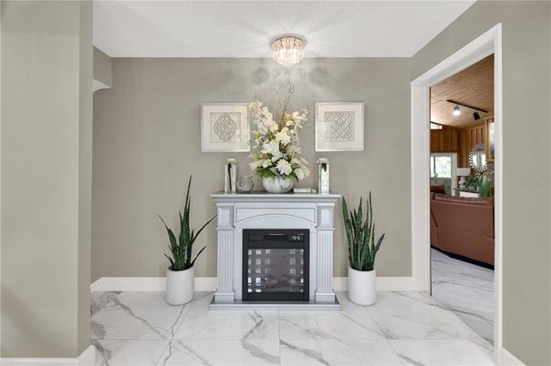 Fireplace, Interior, Marble