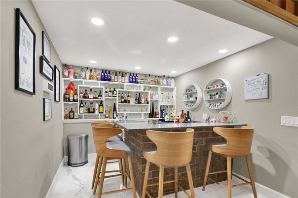 Interior, Marble, Recessed Lighting