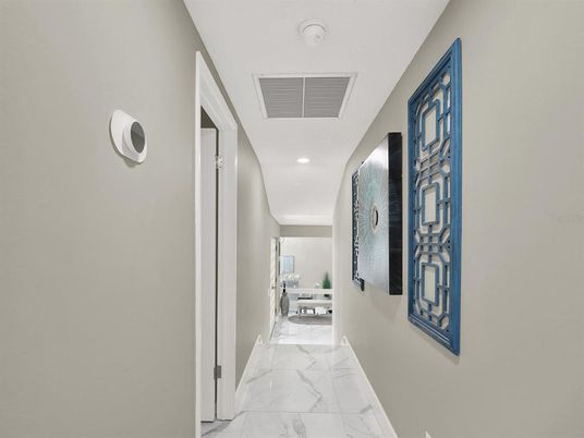 Interior, Marble, Recessed Lighting