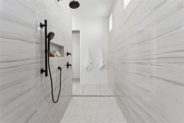 Bathroom, Interior, Marble Walls