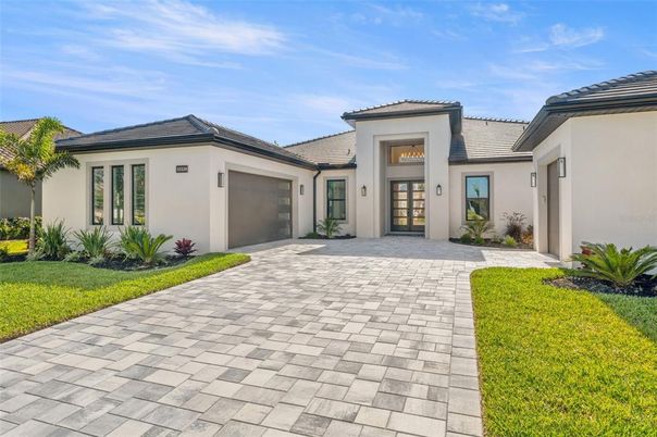 Attached, Backyard, Exterior, Facade, Mediterranean
