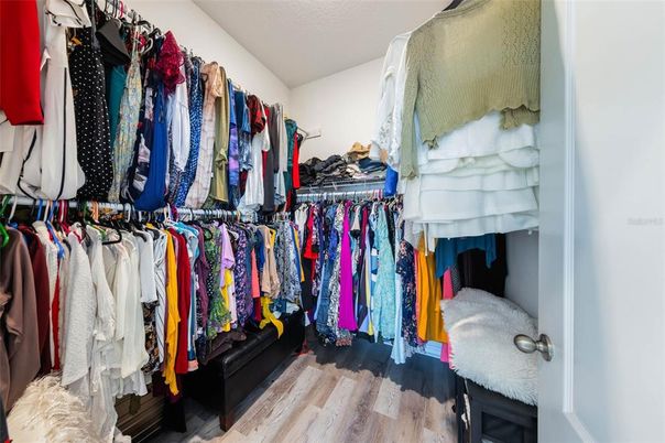 Interior, Walk-in Closets, Wood Texture Flooring