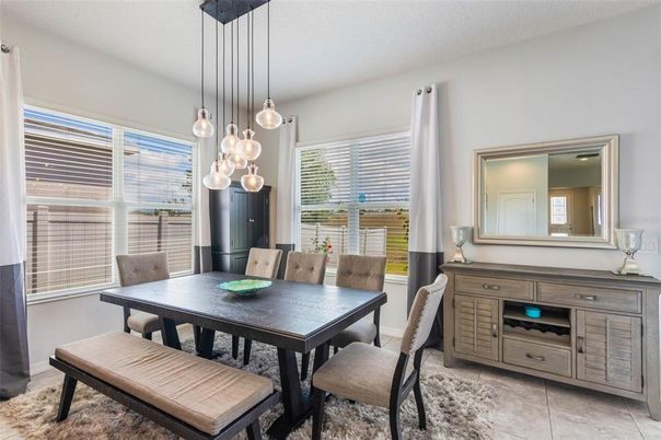 Dining room, Interior, Pendant Lights
