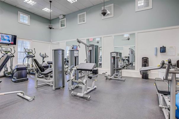 Fitness Equipment, Gym, Interior