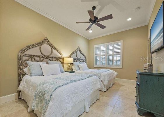 Bedroom, Interior, Recessed Lighting