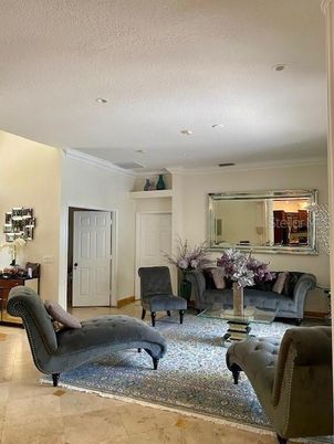 Interior, Living room, Recessed Lighting