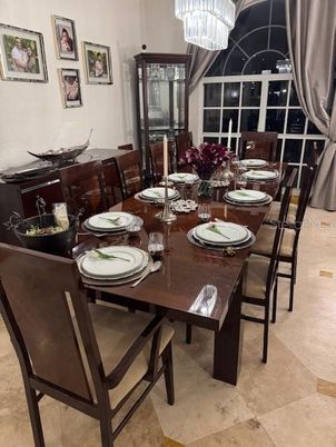 Chandelier, Dining room, Interior