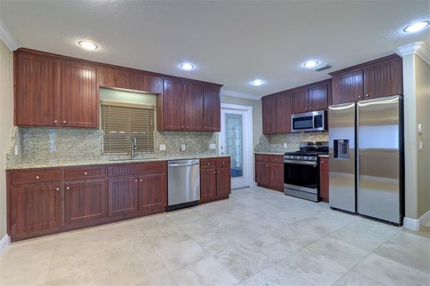 Interior, Kitchen, Recessed Lighting, Stainless Steel Appliances
