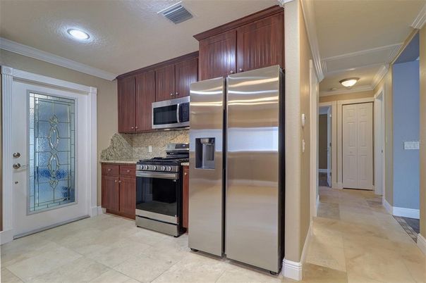 Interior, Kitchen, Recessed Lighting, Stainless Steel Appliances