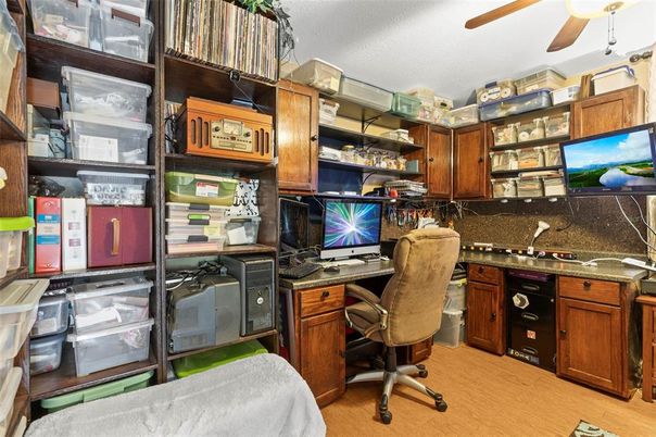 Home Office, Interior, Wood Texture Flooring