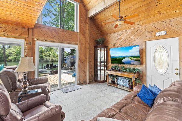 Fireplace, Interior, Living room, Wooden Ceilings, Wooden Walls