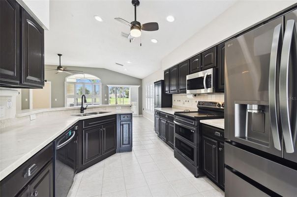 Interior, Kitchen, Recessed Lighting, Stainless Steel Appliances