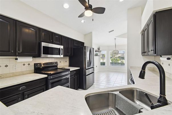 Interior, Kitchen, Pendant Lights, Recessed Lighting