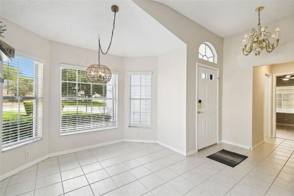 Chandelier, Empty room, Interior