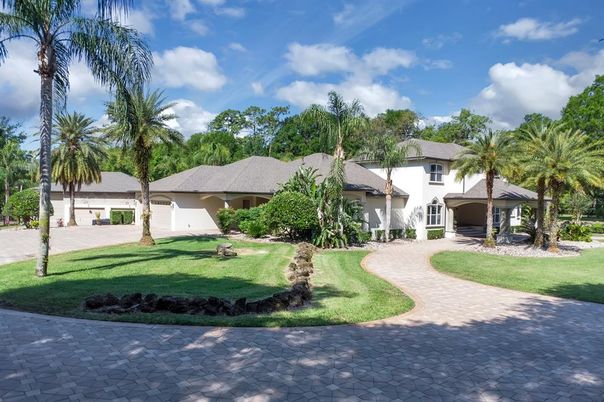 Attached, Backyard, Exterior, Facade, Mediterranean