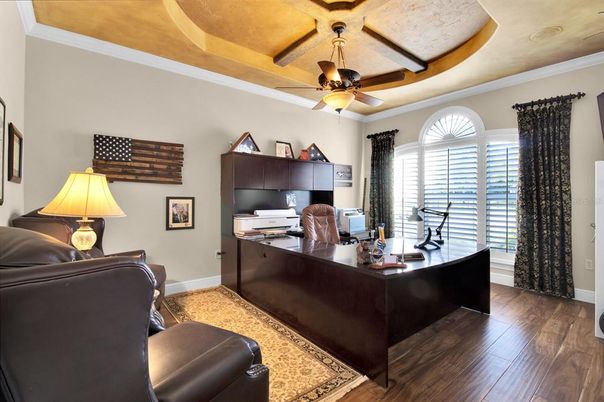 Home Office, Interior, Wood Texture Flooring
