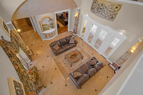 Interior, Living room, Recessed Lighting
