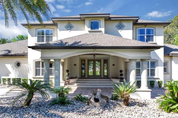 Exterior, Facade, Mediterranean