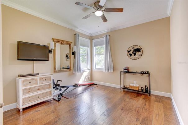 Fitness Equipment, Interior, Wood Texture Flooring