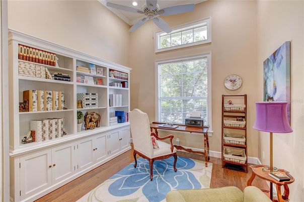 Home Office, Interior, Wood Texture Flooring