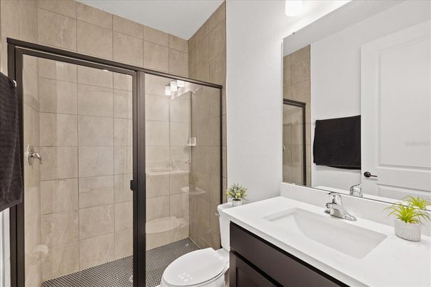 Bathroom, Glass Shower, Interior