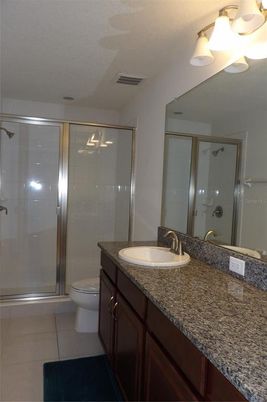 Bathroom, Dual Sink Vanities, Glass Shower, Interior